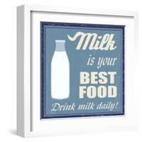 Milk Is Your Best Food-radubalint-Framed Art Print