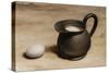 Milk Jug and Egg I-James Gillick-Stretched Canvas