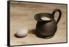 Milk Jug and Egg I-James Gillick-Framed Stretched Canvas