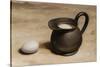 Milk Jug and Egg I-James Gillick-Stretched Canvas