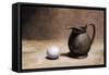 Milk Jug and Egg II-James Gillick-Framed Stretched Canvas