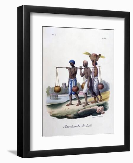 Milk Merchants, 1828-Marlet et Cie-Framed Giclee Print