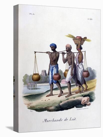 Milk Merchants, 1828-Marlet et Cie-Stretched Canvas