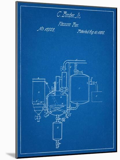 Milk Pasteurization Patent 1856-null-Mounted Art Print