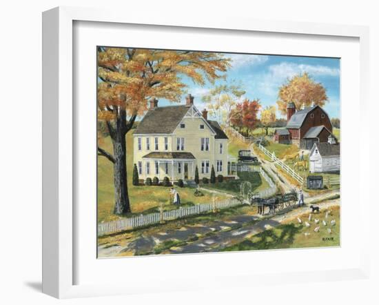 Milk Pick Up-Bob Fair-Framed Giclee Print