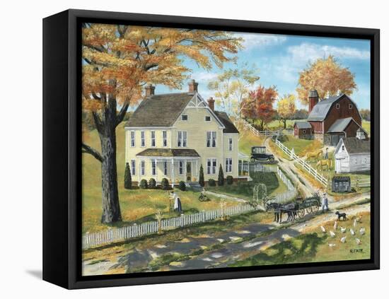 Milk Pick Up-Bob Fair-Framed Stretched Canvas