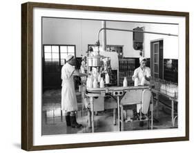 Milk Production, Zagreb, Yugoslavia, 1952-null-Framed Giclee Print