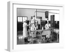 Milk Production, Zagreb, Yugoslavia, 1952-null-Framed Giclee Print