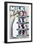 Milk Promotion-null-Framed Giclee Print