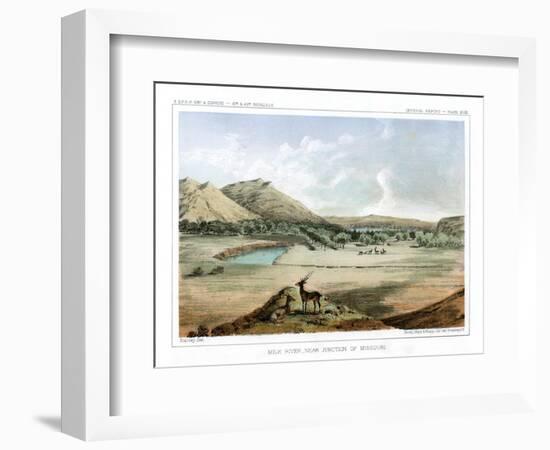 Milk River, Near Junction of Missouri, 1856-John Mix Stanley-Framed Giclee Print