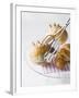 Milk Rolls and Croissant with Cake Tongs-Caroline Martin-Framed Photographic Print