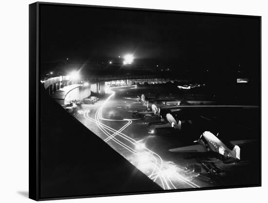 Milk Run During Berlin Airlift-null-Framed Stretched Canvas
