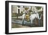 Milk Seller on Burro, Mexico-null-Framed Art Print