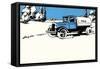 Milk Truck-Margaret Hoopes-Framed Stretched Canvas