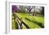 Milkhouse with a Pond-George Oze-Framed Photographic Print