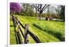 Milkhouse with a Pond-George Oze-Framed Photographic Print