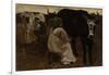 Milking, 1875-Winslow Homer-Framed Giclee Print