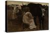 Milking, 1875-Winslow Homer-Stretched Canvas