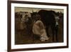Milking, 1875-Winslow Homer-Framed Giclee Print