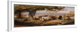 Milking in the Field, c1847-Samuel Palmer-Framed Giclee Print