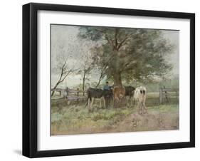 Milking Time, c1858-1888, (1906-7)-Anton Mauve-Framed Giclee Print