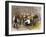 Milking-Time in a Dairy Barn, c.1870-null-Framed Giclee Print