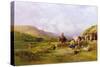 Milking Time on the Swale, Yorkshire, 1863-George Cole-Stretched Canvas