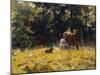 Milking Time-Charles Courtney Curran-Mounted Giclee Print