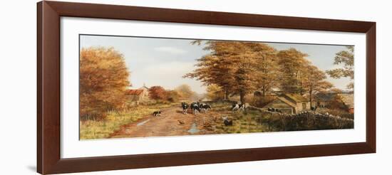 Milking Time-Bill Makinson-Framed Giclee Print