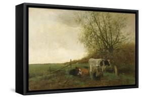 Milking Time-Willem Maris-Framed Stretched Canvas