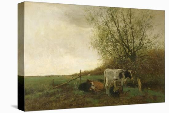 Milking Time-Willem Maris-Stretched Canvas
