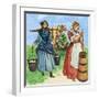 Milking-Peter Jackson-Framed Premium Giclee Print