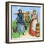 Milking-Peter Jackson-Framed Giclee Print