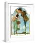 "Milkmaid", July 25,1931-Norman Rockwell-Framed Giclee Print