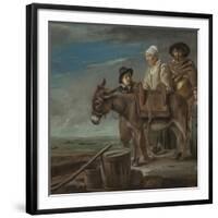 Milkmaid's Family.-LOUIS LE NAIN-Framed Premium Giclee Print