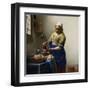 Milkmaid-Johannes Vermeer-Framed Art Print