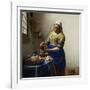 Milkmaid-Johannes Vermeer-Framed Art Print