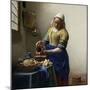 Milkmaid-Johannes Vermeer-Mounted Premium Giclee Print