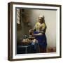 Milkmaid-Johannes Vermeer-Framed Art Print