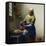 Milkmaid-Johannes Vermeer-Framed Stretched Canvas