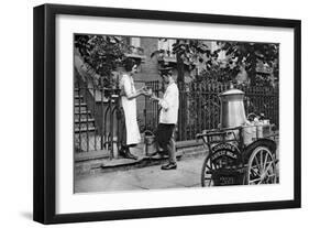 Milkman, North London, 1926-1927-McLeish-Framed Giclee Print