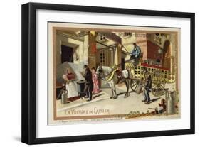 Milkman's Wagon-null-Framed Premium Giclee Print