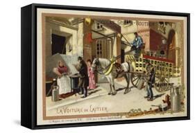 Milkman's Wagon-null-Framed Stretched Canvas