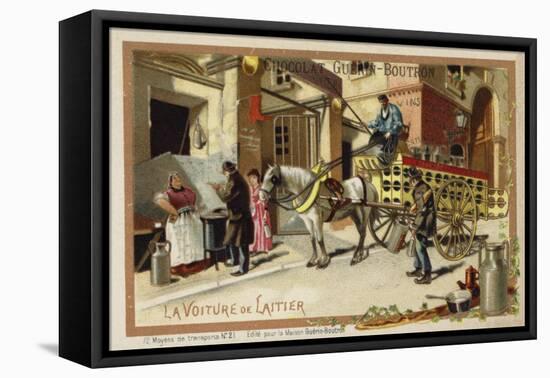 Milkman's Wagon-null-Framed Stretched Canvas