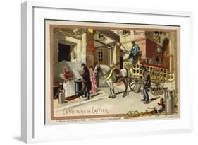 Milkman's Wagon-null-Framed Giclee Print