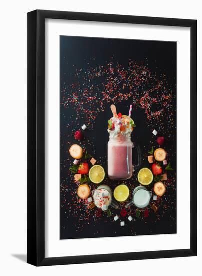 Milkshake Vignette-Dina Belenko-Framed Premium Photographic Print