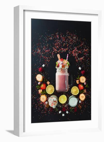 Milkshake Vignette-Dina Belenko-Framed Premium Photographic Print