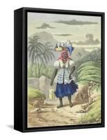 Milkwoman, Plate 10 from 'sketches of Character...', 1838-Isaac Mendes Belisario-Framed Stretched Canvas