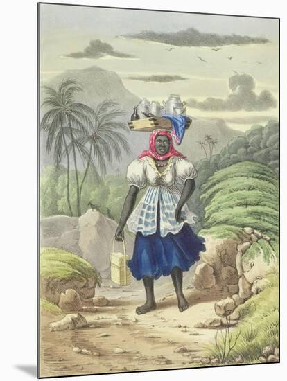 Milkwoman, Plate 10 from 'sketches of Character...', 1838-Isaac Mendes Belisario-Mounted Giclee Print