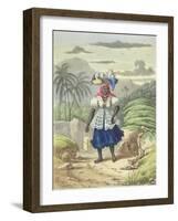 Milkwoman, Plate 10 from 'sketches of Character...', 1838-Isaac Mendes Belisario-Framed Giclee Print